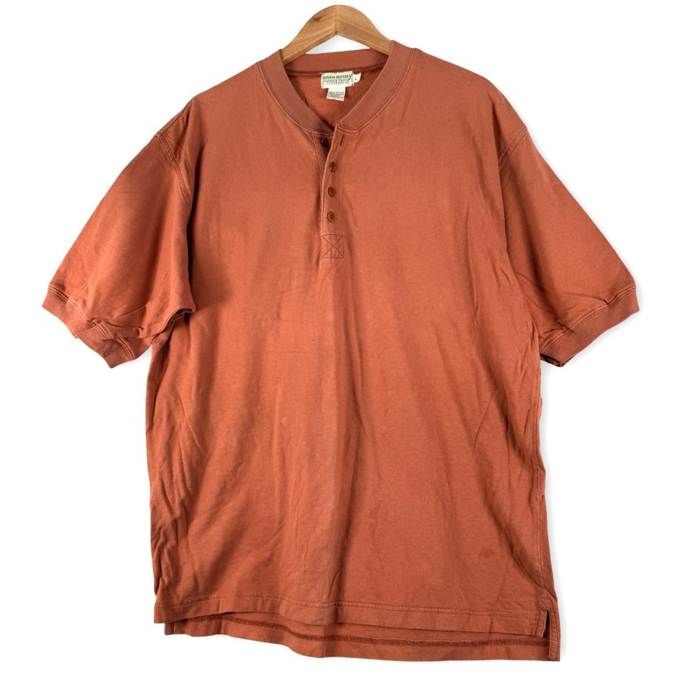 Banana Republic Mens Safari Shirt Sz L Large